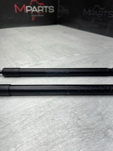 07-13 BMW E92 E93 M3 335 328 Gas Hood Bonnet Struts Shocks Set Pair OEM 7129190