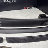 08-13 BMW E92 E93 M3 Interior Trim Set Carbon Leather OEM Genuine *Notes*