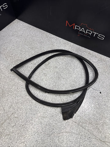 BMW E46 M3 01-06 Left Driver Side Door Weather Strip Seal Black OEM