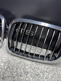 BMW 01-06 E46 M3 Front Kidney Grilles Chrome 51138208685 51138208686 *Notes