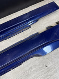 06-10 BMW E63 E64 M6 Side Skirts Rocker Panels Interlagos Blue OEM