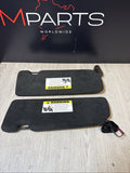 2006-2010 BMW E63 M6 Coupe Sun Visors Pair Alcantara