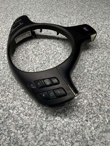 OEM 01-06 BMW E46 M3 Upper & Lower Steering Wheel Trim Cover Plate Black