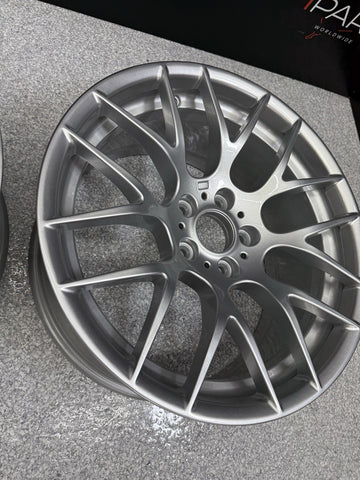 OEM / REFINISHED BMW 08-13 E90 E92 E93 M3 Competition Wheels Rims 359 Silver