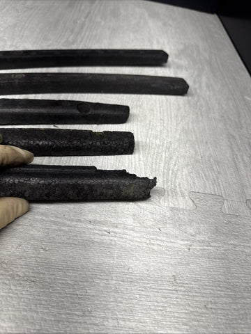 02-06 BMW E46 M3 OEM Factory Front Bumper Rebar Styro Foam Removes Gap Full Set