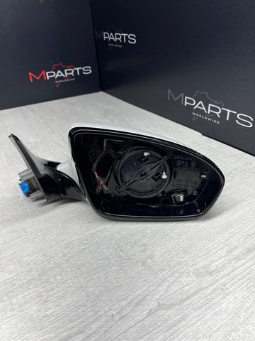 12-14 BMW F06 F12 F13 M6 Passenger Mirror Heated Camera Alpine White NO GLASS
