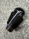 2004-2006 BMW E46 M3 SMG GEAR SHIFT KNOB NAPPA BLACK LEATHER / CHROME OEM