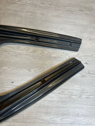 15-20 BMW F82 F83 M4 Rear Bumper Splitters Carbon Fiber