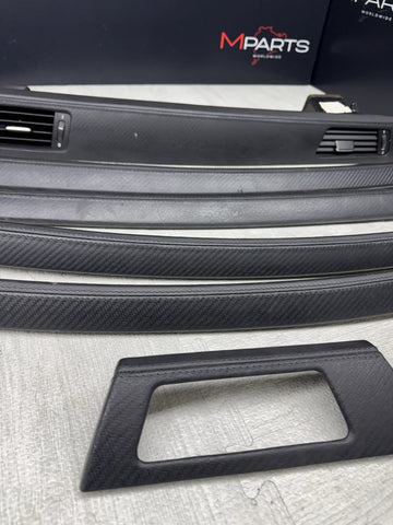 08-13 BMW E92 E93 M3 Interior Trim Set Carbon Leather OEM Genuine *Notes*