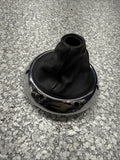 BMW 01-06 E46 M3 SMG Black Leather Gear Shifter Boot Cover & Bezel OEM