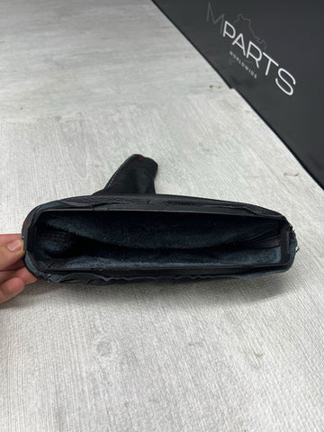 01-06 BMW E46 M3 EMERGENCY PARKING E BRAKE LEATHER BOOT TRI STITCH