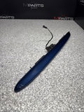 01-03 BMW E46 M3 Coupe Trunk Lid Grip Key Deck Handle Topaz Blue *Crack*