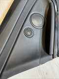 15-20 BMW F82 M4 Coupe Rear Left Driver Black Extended Leather Door Card Panel