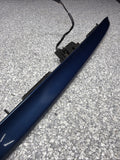 01-03 BMW E46 M3 Coupe Trunk Lid Grip Key Deck Handle Topaz Blue *Crack*