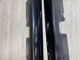 01-06 BMW E46 M3 Rocker Panel Side Skirts OEM Carbon Black *Notes*