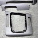 01-06 BMW E46 M3 Convertible Interior Armrests Trim Set Brushed Aluminum *Notes*