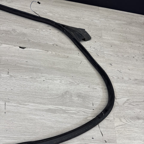 BMW E46 M3 01-06 Left Driver Side Door Weather Strip Seal Black OEM *Notes*