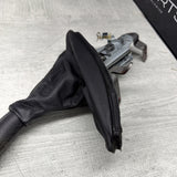01-06 BMW E46 M3 E BRAKE EMERGENCY PARKING HANDLE LEATHER MECHANISM 1164489