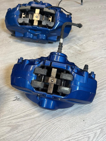 15-20 BMW F80 F82 F83 M3 M4 Front & Rear Brake Calipers Set Blue