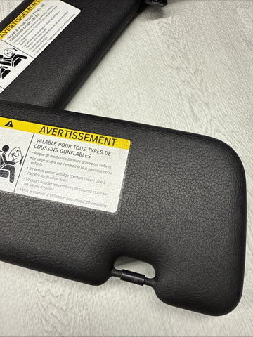 BMW F23 F33 F83 M4 Sun Visors Black Vinyl 51167325426 7325426