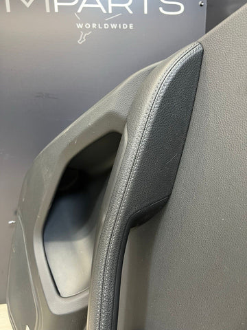 Porsche 15-21 Macan Left Rear Driver Door Card Panel Black BOSE