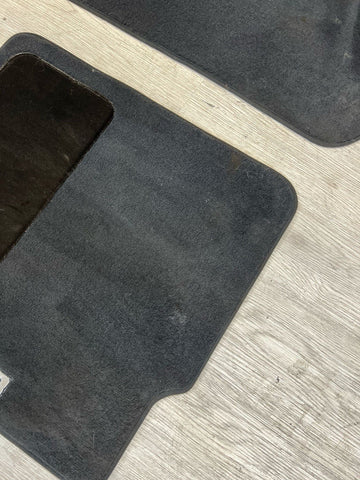 Genuine 01-06 BMW E46 M3 Convertible Carpets Floor Mats Black Front