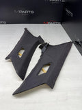 01-06 BMW E46 330CI M3 Coupe Rear C Pillars Trims Panels Black Pair OEM *Notes*