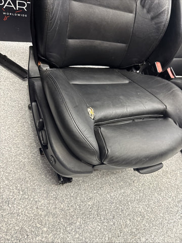 01-06 BMW E46 M3 Convertible Interior Front Heated Seats Black