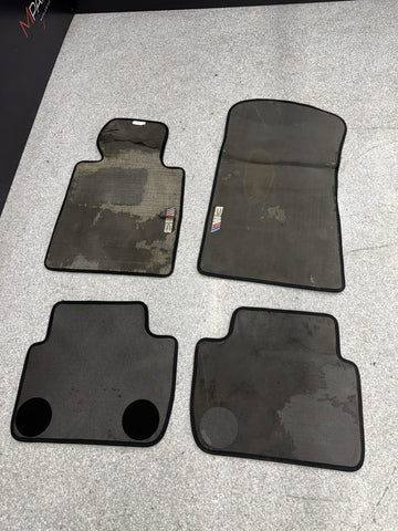 Used Genuine 01-06 BMW E46 M3 Coupe Carpets Floor Mats Black Front & Rear