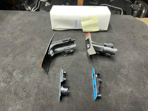 12-19 BMW F33 F36 FRONT BUMPER COVER WASHERS SENSORS KIT HOLDERS OEM 51117387126