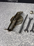01-06 BMW E46 325 330 M3 Trunk Tool Tire Wrench Pliers Bracket Tow Hook OEM
