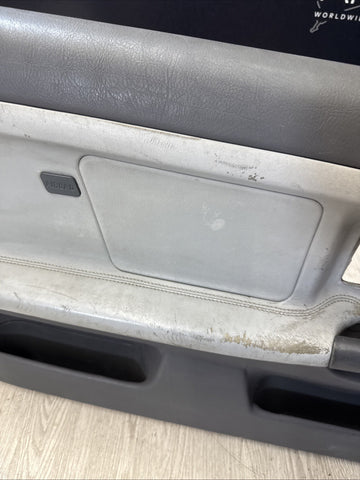 BMW E36 M3 95-99 Coupe Front Left Driver Door Card Panel Dove Grey Gray Vaders