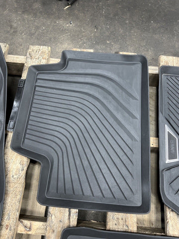 Genuine 2019-2024 BMW X5 X7 G07 G06 G05 All Weather Rubber Floor Mats FRONT REAR