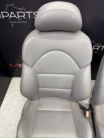 01-06 BMW E46 M3 Coupe Interior Front Not Heated Seats Dove Gray