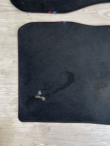 Set 4 Interior Floor Mats Carpets Black OEM 20-24 BMW F92 M8 Coupe