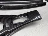 08-13 BMW E92 E93 M3 Interior Trim Set Console Dash Door Gloss Carbon Fiber