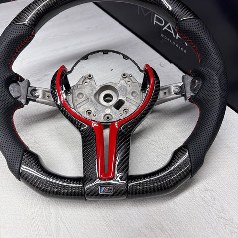 15-20 BMW F80 F82 F83 M3 M4 OHC Carbon fiber Steering Wheel Manual DCT