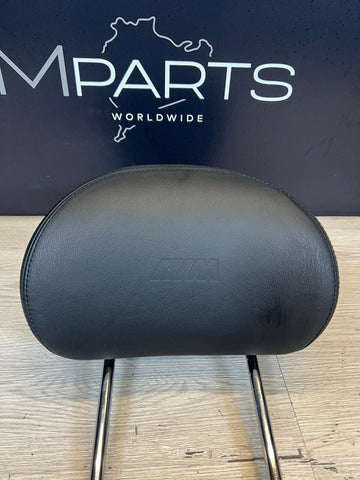 2001-2006 BMW E46 M3 Coupe Black Front Headrest Head Rest OEM *Notes*