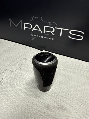 BMW E46 M3 Gloss Black Suede Shift Knob Shifter SMG Weighted