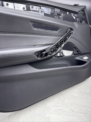 NEW OEM 17-23 BMW 530I G30 F90 M5 FRONT LEFT SIDE INTERIOR DOOR PANEL TRIM BLACK