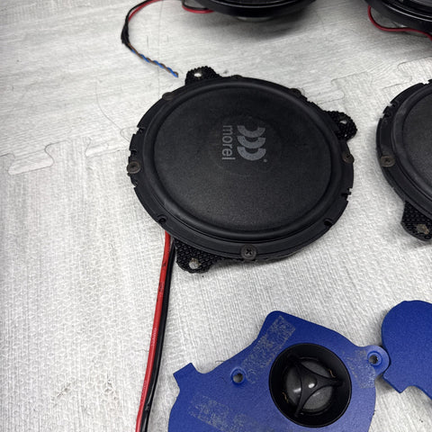 01-06 BMW E46 M3 Upgraded Speakers Morel Virtus Nano Hybrid Woofer Convertible
