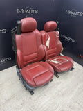 01-06 BMW E46 M3 Convertible Interior Front Heated Seats Imola Red