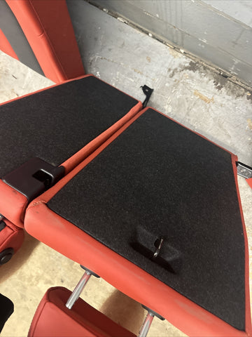 21-24 BMW G80 M3 Sedan Rear Seats Fiona Red