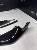 OEM BMW 21-26 G80 G82 G83 M3 M4 Front Bumper Splitters Gloss Black *Rock Chips