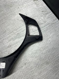 08-13 BMW E90 E92 E93 M3 Lower Steering Wheel Trim Cover Plate Black
