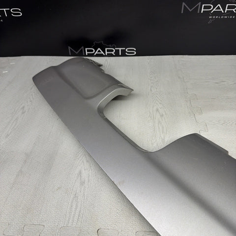 01-06 BMW E46 M3 Rear Bumper Lower Lip Diffuser Trim Panel OEM Titan Silver