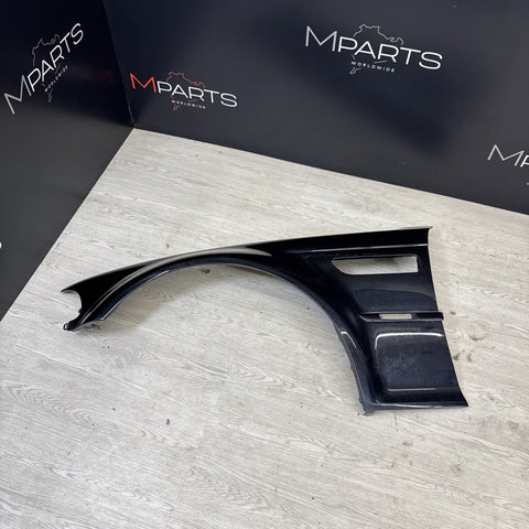 01-06 BMW E46 M3 Driver Left Fender Carbon Black