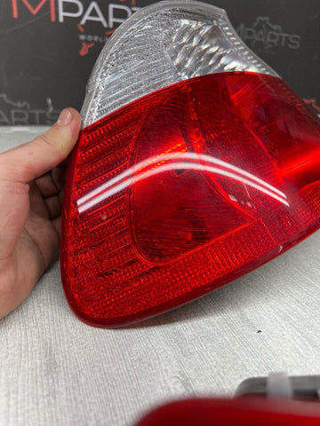 BMW E46 325 330 M3 CONVERTIBLE LED TAIL LIGHTS SET 6937454 *CRACKS*