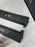 94-99 BMW E36 COUPE 318I 323I 325I M3 B PILLARS TRIMS BLACK