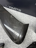 OEM Porsche 718 Cayman 982 GT4RS Weissach Carbon Air Intake Trims Set 982853990